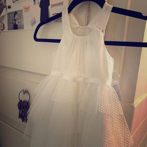 Size 3 girl white dress